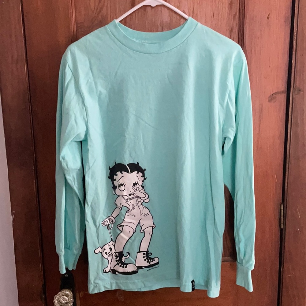 Baby Blue Huf Long Sleeve T